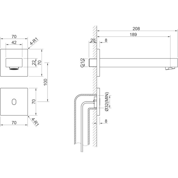 Смеситель для раковины сенсорный Timo Selene 2073/00SM фото 3