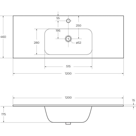 Тумба подвесная с раковиной Cezares ECO-CER-1200-2C-SO-BL 120 см, Bianco Lucido - 12 Тумба подвесная с раковиной Cezares ECO-CER-1200-2C-SO-BL 120 см, Bianco Lucido фото 12