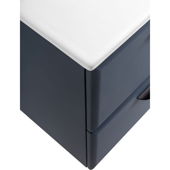 Тумба подвесная с раковиной Cezares ECO-CER-1000-2C-SO-GR-P 100 см, Grafito фото 9