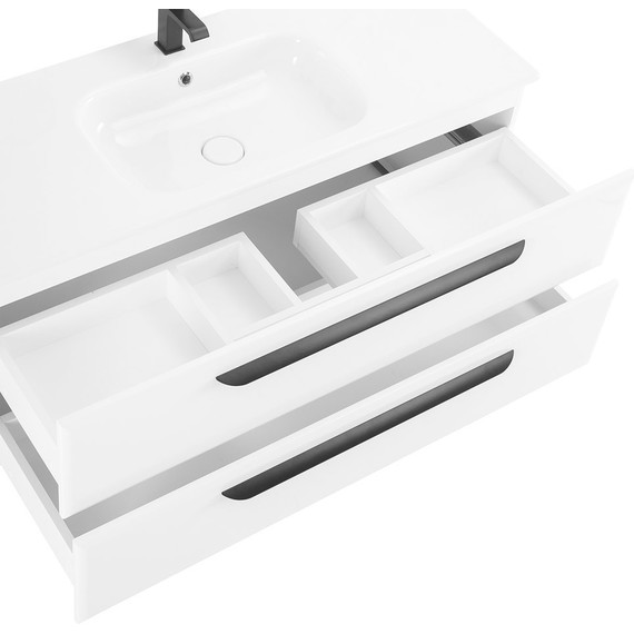 Тумба подвесная с раковиной Cezares ECO-CER-1200-2C-SO-BL 120 см, Bianco Lucido - 7 Тумба подвесная с раковиной Cezares ECO-CER-1200-2C-SO-BL 120 см, Bianco Lucido фото 7