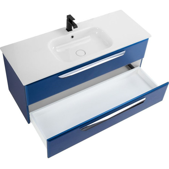 Тумба подвесная с раковиной Cezares ECO-CER-1200-2C-SO-SPF-P 120 см, Sapfiro фото 4