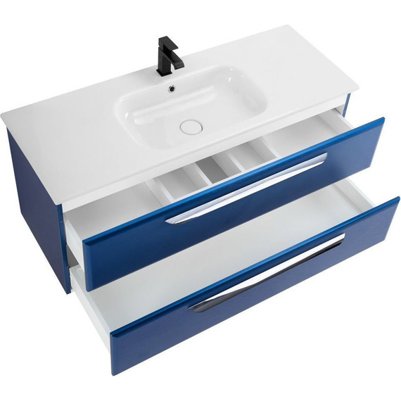 Тумба подвесная с раковиной Cezares ECO-CER-1200-2C-SO-SPF-P 120 см, Sapfiro фото 6