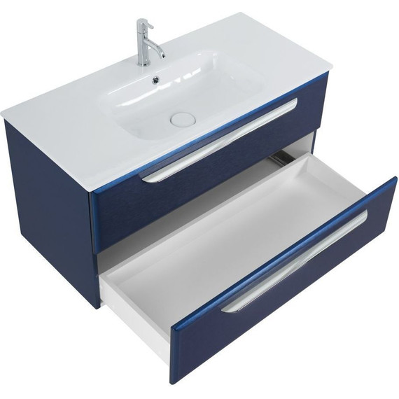 Тумба подвесная с раковиной Cezares ECO-CER-800-2C-SO-SPF-P 80 см, Sapfiro фото 6