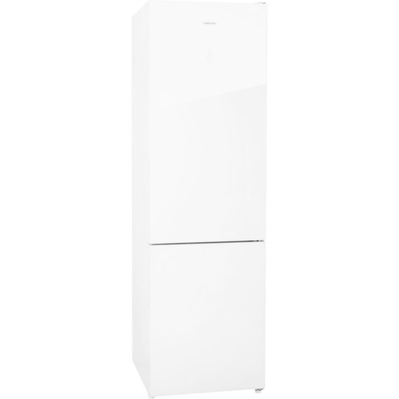 Двухкамерный холодильник Hiberg RFC-400DX NFGW inverter, белое стекло фото 3