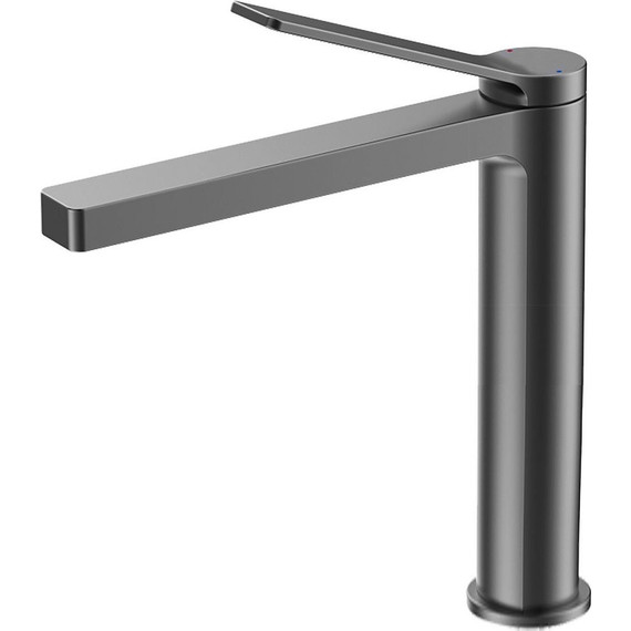 Смеситель для раковины Azario Vise AZ-VQQ168330AJ, графит, Цвет производителя: оружейная сталь фото 