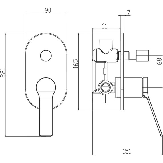 Душевая система для душа Azario Vise AZ-VSA248330C+82KC фото 5