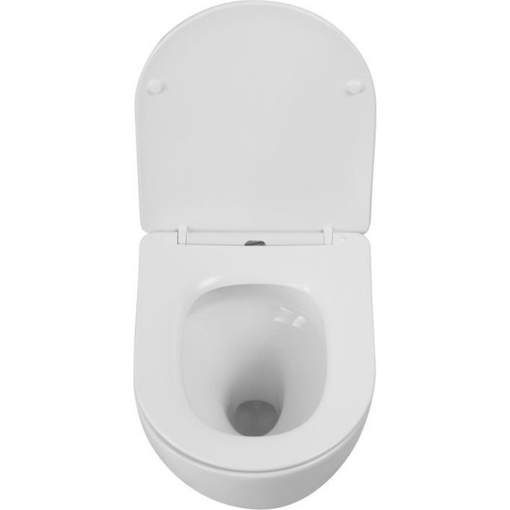 Унитаз подвесной безободковый BelBagno Amanda-Tor BB051CH-TOR-FC (Система смыва торнадо) фото 4