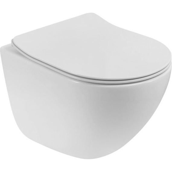 Унитаз подвесной безободковый BelBagno Amanda-Tor BB051CH-TOR-FC (Система смыва торнадо) фото 11