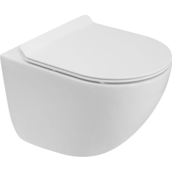 Унитаз подвесной безободковый BelBagno Amanda-Tor BB051CH-TOR-FC (Система смыва торнадо) фото 13