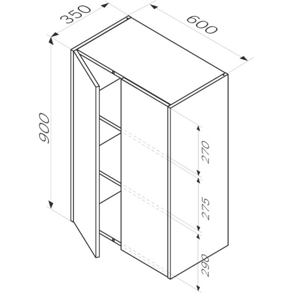 Пенал подвесной Am.Pm Func 60 см M8FCH06029WG+M8FCH0602WG+M8FOH0601WG, белый глянец - 13 Пенал подвесной Am.Pm Func 60 см M8FCH06029WG+M8FCH0602WG+M8FOH0601WG, белый глянец фото 13