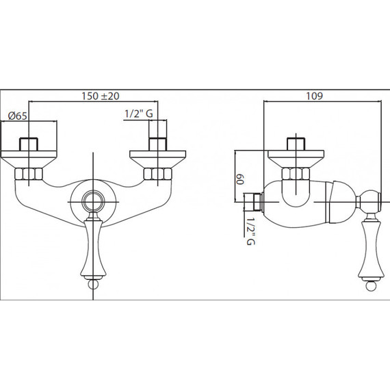Смеситель для душа Cezares MARGOT-DM-03/24-M, золото 24 карат фото 2