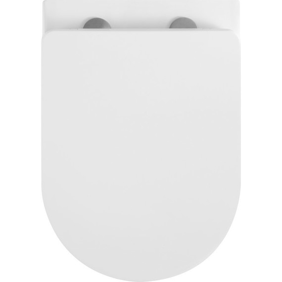 Унитаз подвесной безободковый Тритон Verso 0832 с тонкой крышкой микролифт фото 7