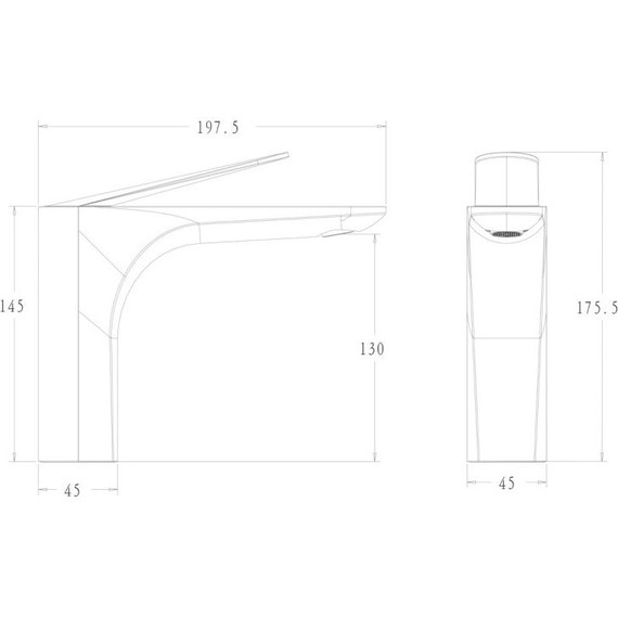 Смеситель для раковины Bronze de Luxe Icon 2040CG, матовое золото, Цвет производителя: золото - 6 Смеситель для раковины Bronze de Luxe Icon 2040CG, матовое золото, Цвет производителя: золото фото 6