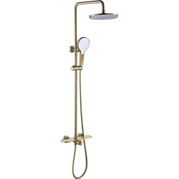 Душевая стойка Bronze de Luxe Icon 80112CG, матовое золото фото 