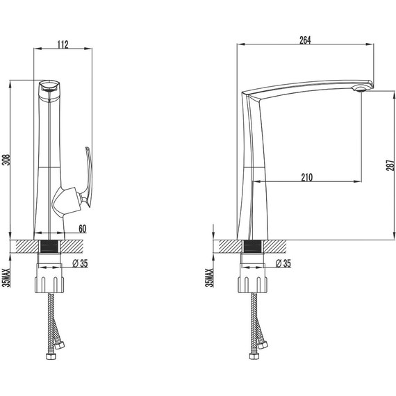 Смеситель для кухни Azario Reuleaux AZ-VMF568296C фото 2