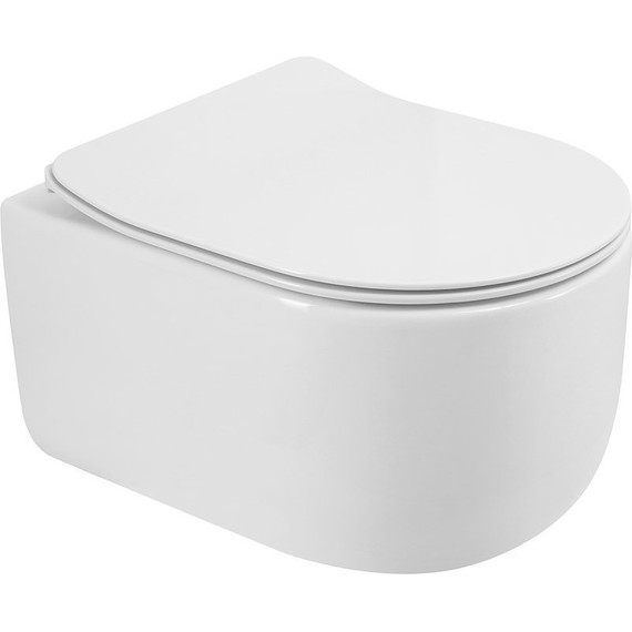 Унитаз подвесной безободковый BelBagno Soft-Tor BB084CH-TOR (Система смыва торнадо) фото 2