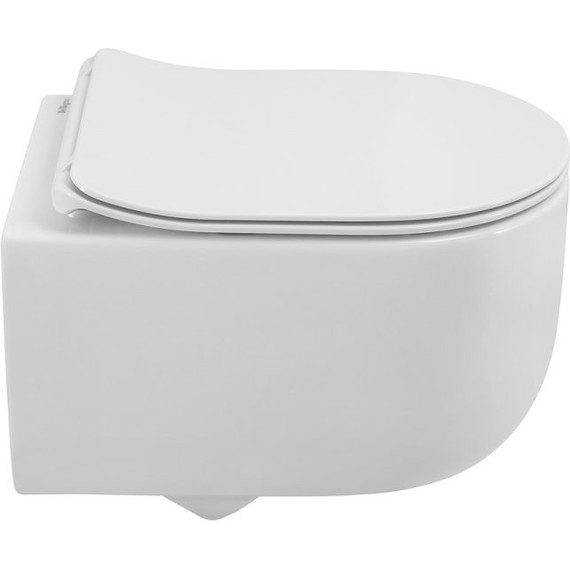 Унитаз подвесной безободковый BelBagno Soft-Tor BB084CH-TOR (Система смыва торнадо) фото 3