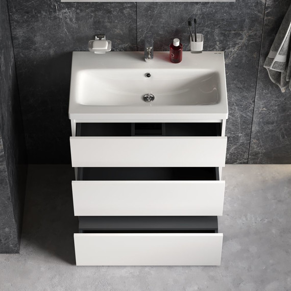 Комплект мебели Am.Pm Gem S 75 см BK91GF фото 4