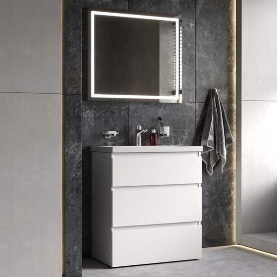 Комплект мебели Am.Pm Gem S 75 см BK91GF фото 3