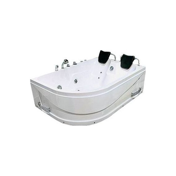Ванна акриловая Loranto с подголовниками и смесителем CS-806 R 170х116 см (Без гидромассажа) фото 
