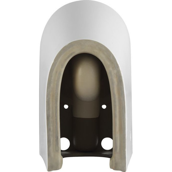 Унитаз-компакт безободковый Тритон Corso CO-3906 с тонкой крышкой микролифт фото 5