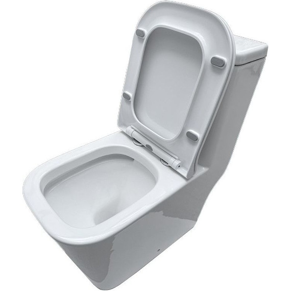 Унитаз-компакт безободковый Тритон Mono Mono 8706 с тонкой крышкой микролифт фото 3