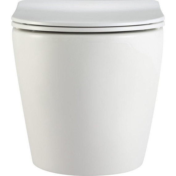 Унитаз подвесной безободковый Тритон Verso 1832 с крышкой микролифт фото 3