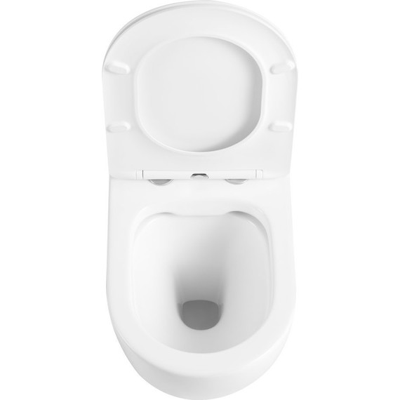 Унитаз подвесной безободковый Тритон Verso 1832 с крышкой микролифт фото 9