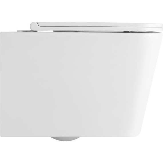 Унитаз подвесной безободковый Тритон Verso 3032 с крышкой микролифт фото 3