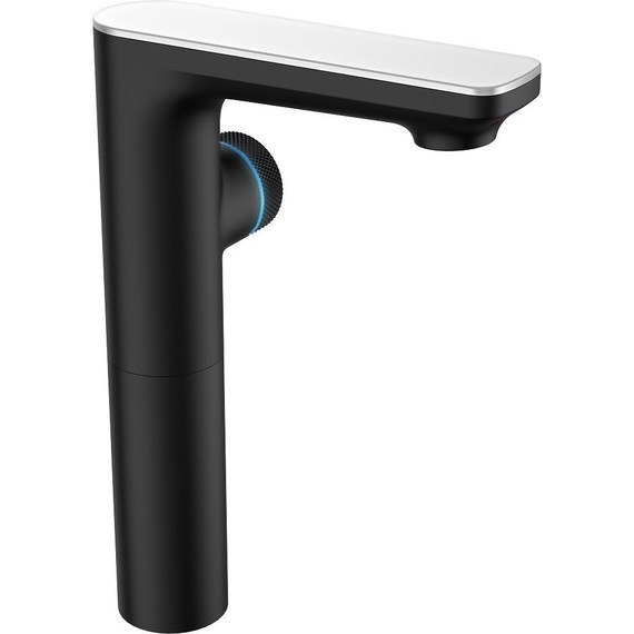 Смеситель для раковины высокий сенсорный Berges Wasserhaus Morans 076004, черный матовый, Цвет производителя: чёрный фото 2