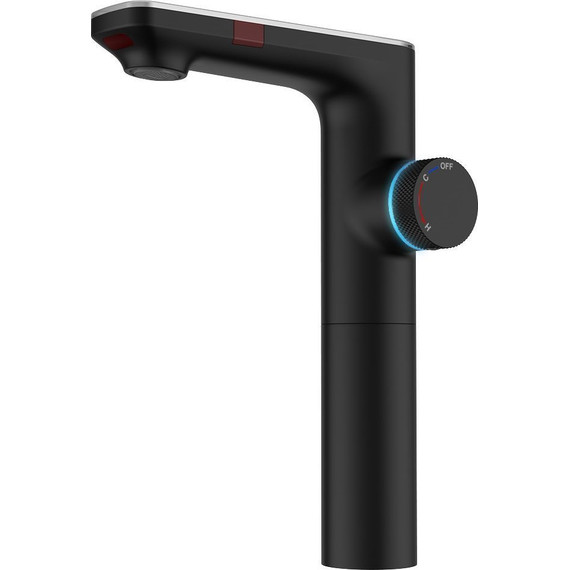 Смеситель для раковины высокий сенсорный Berges Wasserhaus Morans 076004, черный матовый, Цвет производителя: чёрный фото 6