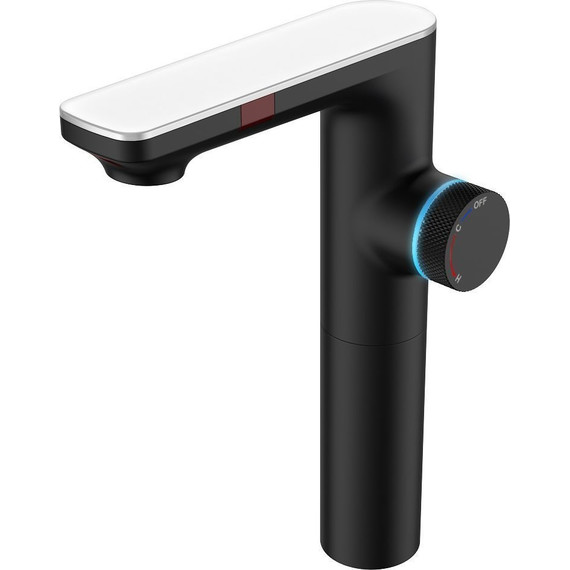 Смеситель для раковины высокий сенсорный Berges Wasserhaus Morans 076004, черный матовый, Цвет производителя: чёрный фото 7