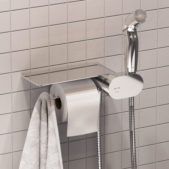 Набор подвесной унитаз с гигиеническим душем Am.Pm Sensation CK30H0904W - 3 Набор подвесной унитаз с гигиеническим душем Am.Pm Sensation CK30H0904W фото 3