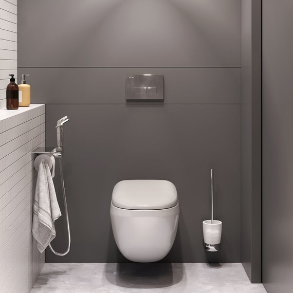 Набор подвесной унитаз с гигиеническим душем Am.Pm Sensation CK30H0904W - 2 Набор подвесной унитаз с гигиеническим душем Am.Pm Sensation CK30H0904W фото 2