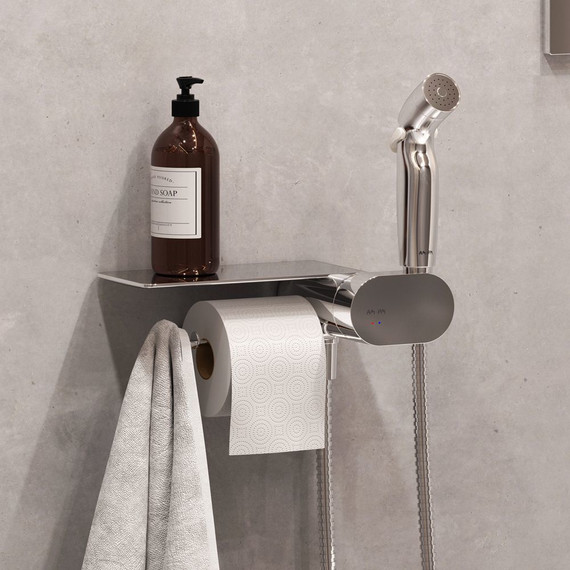 Набор подвесной унитаз с гигиеническим душем Am.Pm Sense CK74H0403W фото 3