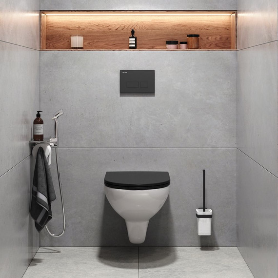 Набор подвесной унитаз с гигиеническим душем Am.Pm Gem CK90H0203W фото 2