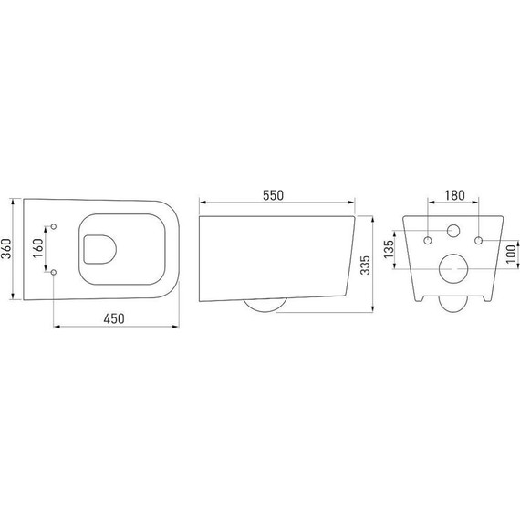 Инсталляция Berges Wasserhaus Novum с подвесным унитазом Floe Rimless 043278 фото 10