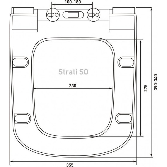 Инсталляция Berges Wasserhaus Novum с подвесным унитазом Strati Rimless 042450 фото 10