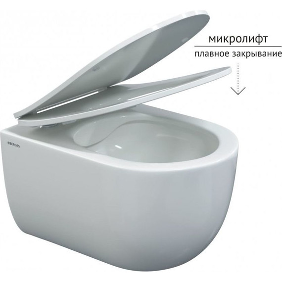 Инсталляция Berges Wasserhaus Atom с подвесным унитазом Ventas Rimless 043306 фото 4