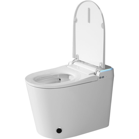 Унитаз-биде приставной электронный безободковый с импульсным смывом Abber Bequem AC1117S с крышкой микролифт фото 12