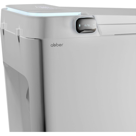 Унитаз-биде приставной электронный безободковый с импульсным смывом Abber Bequem AC1117S с крышкой микролифт фото 15