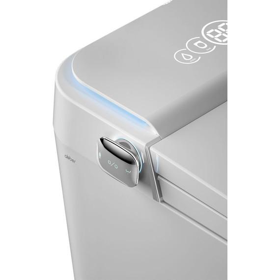 Унитаз-биде приставной электронный безободковый с импульсным смывом Abber Bequem AC1117S с крышкой микролифт фото 16