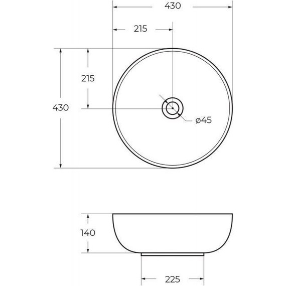 Раковина-чаша BelBagno 43 см BB1077 - 7 Раковина-чаша BelBagno 43 см BB1077 фото 7