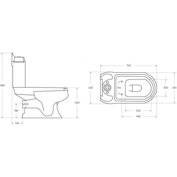 Унитаз-компакт Cezares King Palace CZR-163-T - 15 Унитаз-компакт Cezares King Palace CZR-163-T фото 15