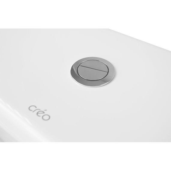 Унитаз-моноблок безободковый Creo Ceramique One ON0101 с крышкой микролифт - 7 Унитаз-моноблок безободковый Creo Ceramique One ON0101 с крышкой микролифт фото 7