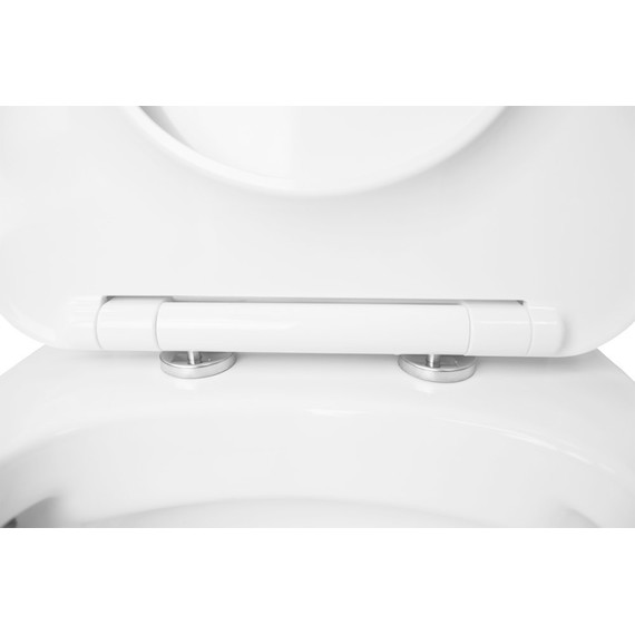 Унитаз-моноблок безободковый Creo Ceramique One ON0101 с крышкой микролифт - 4 Унитаз-моноблок безободковый Creo Ceramique One ON0101 с крышкой микролифт фото 4