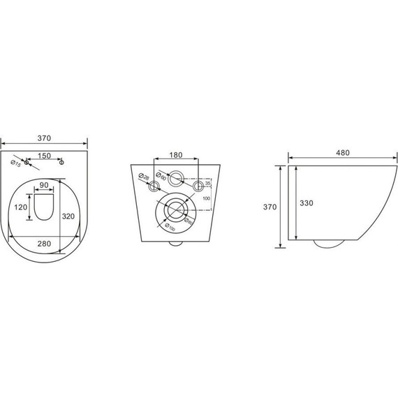 Унитаз подвесной безободковый Abber Bequem AC1100MW с крышкой микролифт, белый матовый фото 11