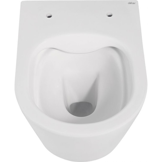 Унитаз подвесной безободковый Abber Bequem AC1102MW с крышкой микролифт, белый матовый, Цвет производителя: белый матовый фото 5