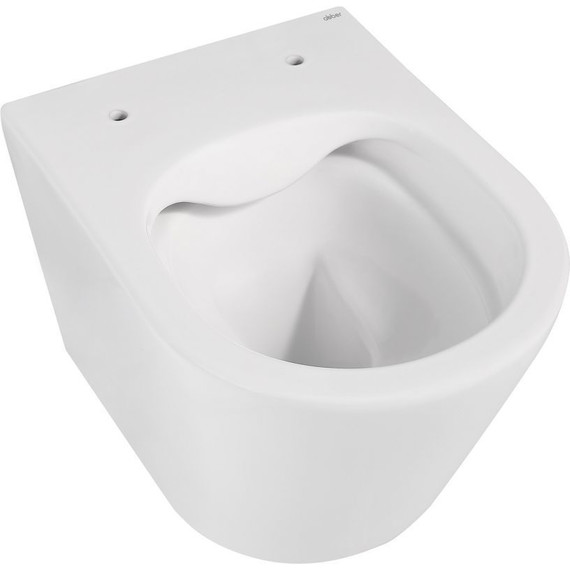 Унитаз подвесной безободковый Abber Bequem AC1102MW с крышкой микролифт, белый матовый, Цвет производителя: белый матовый фото 6