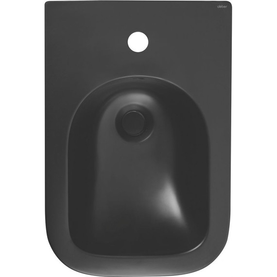 Биде подвесное Abber Rechteck AC1250MB, черный матовый фото 7